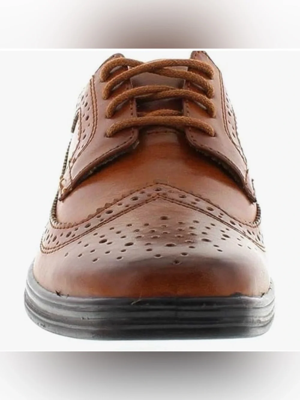 Deer Stags Boys' Ace Formal Dress Shoe Wingtip Oxford